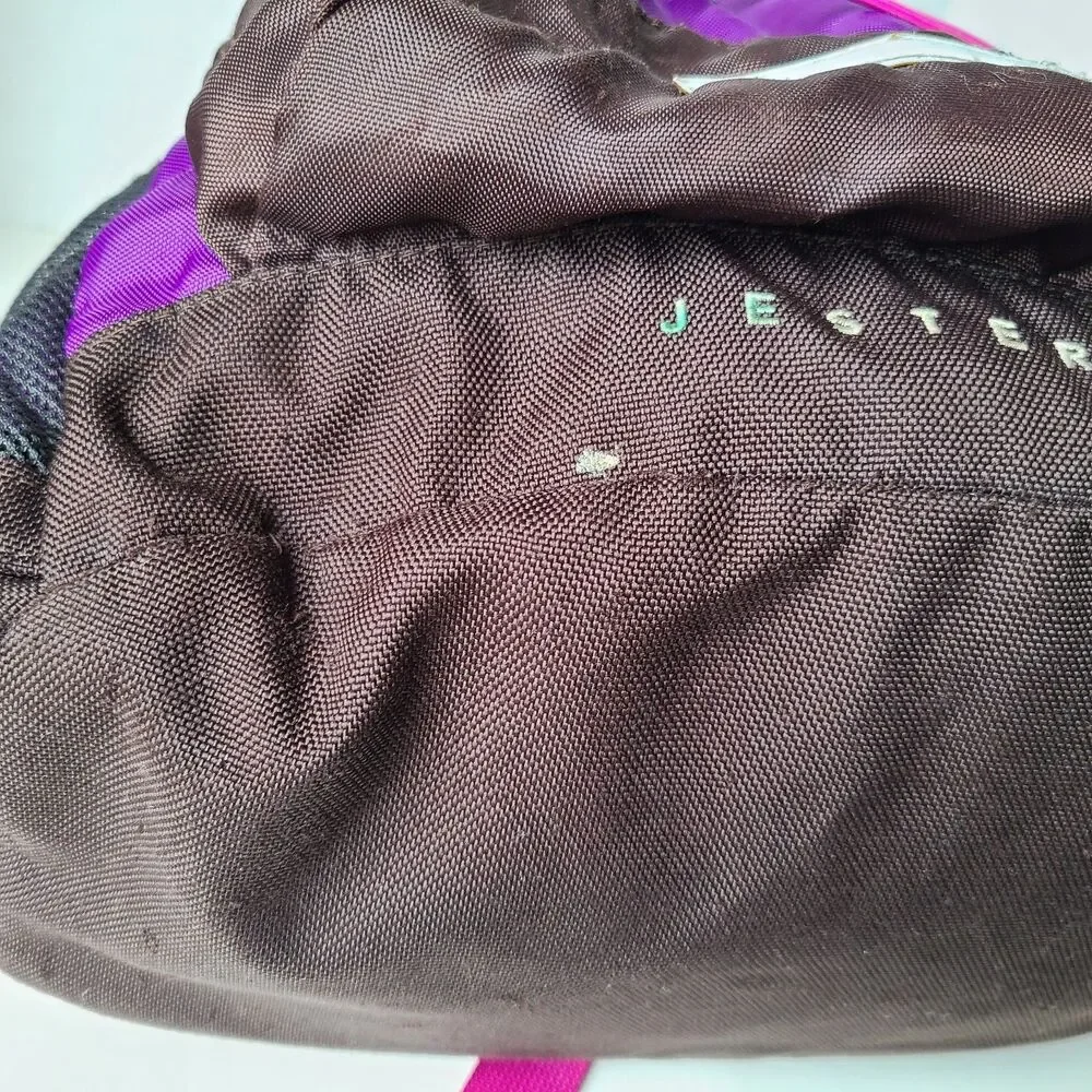 The North Face Jester Backpack Purple Brown Pink School Hiking Book Bag Pack